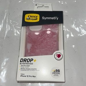 Brand new iPhone 12 Pro Max pink otterbox case